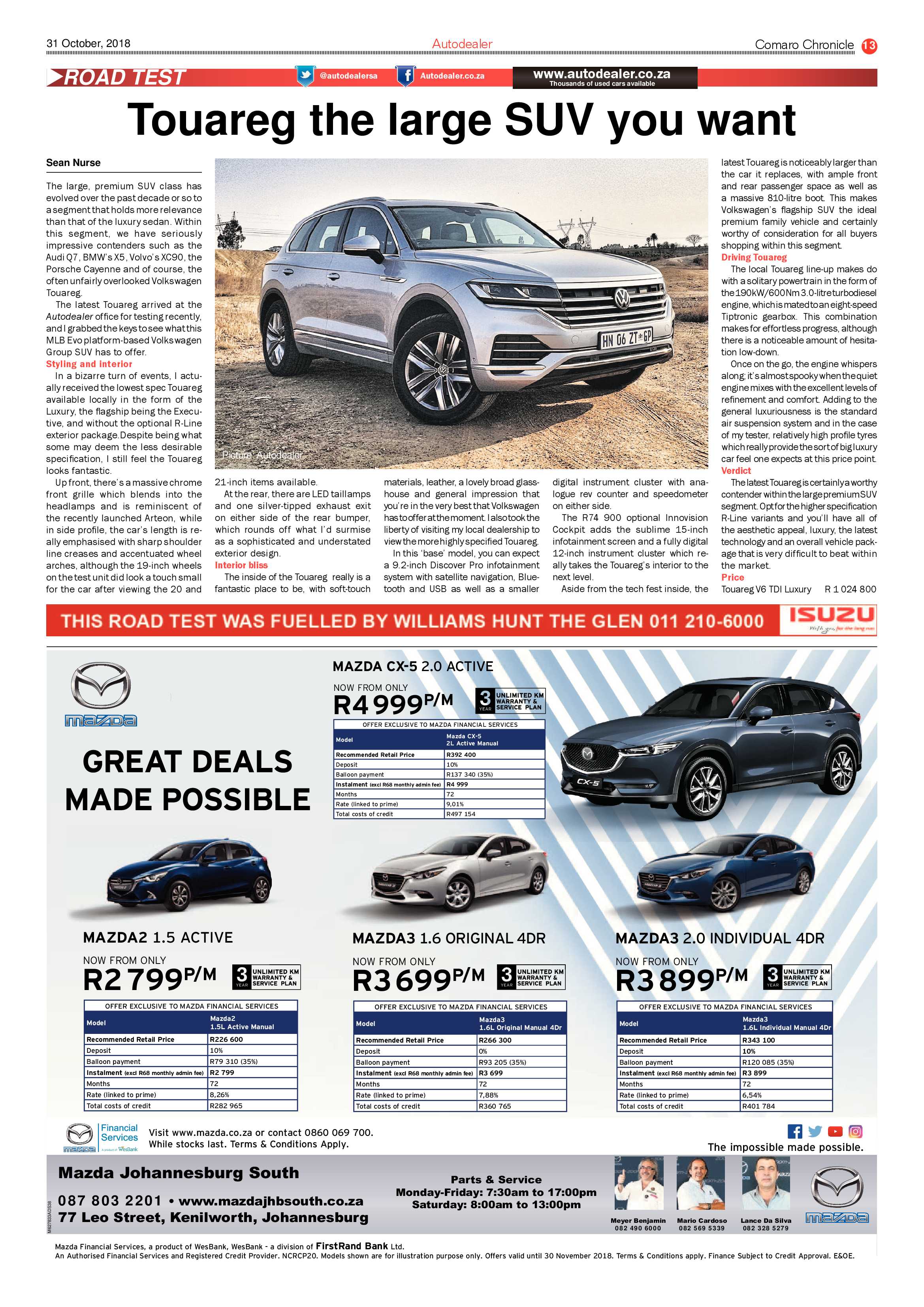 Comaro Chronicle 31 October 2018 page 13
