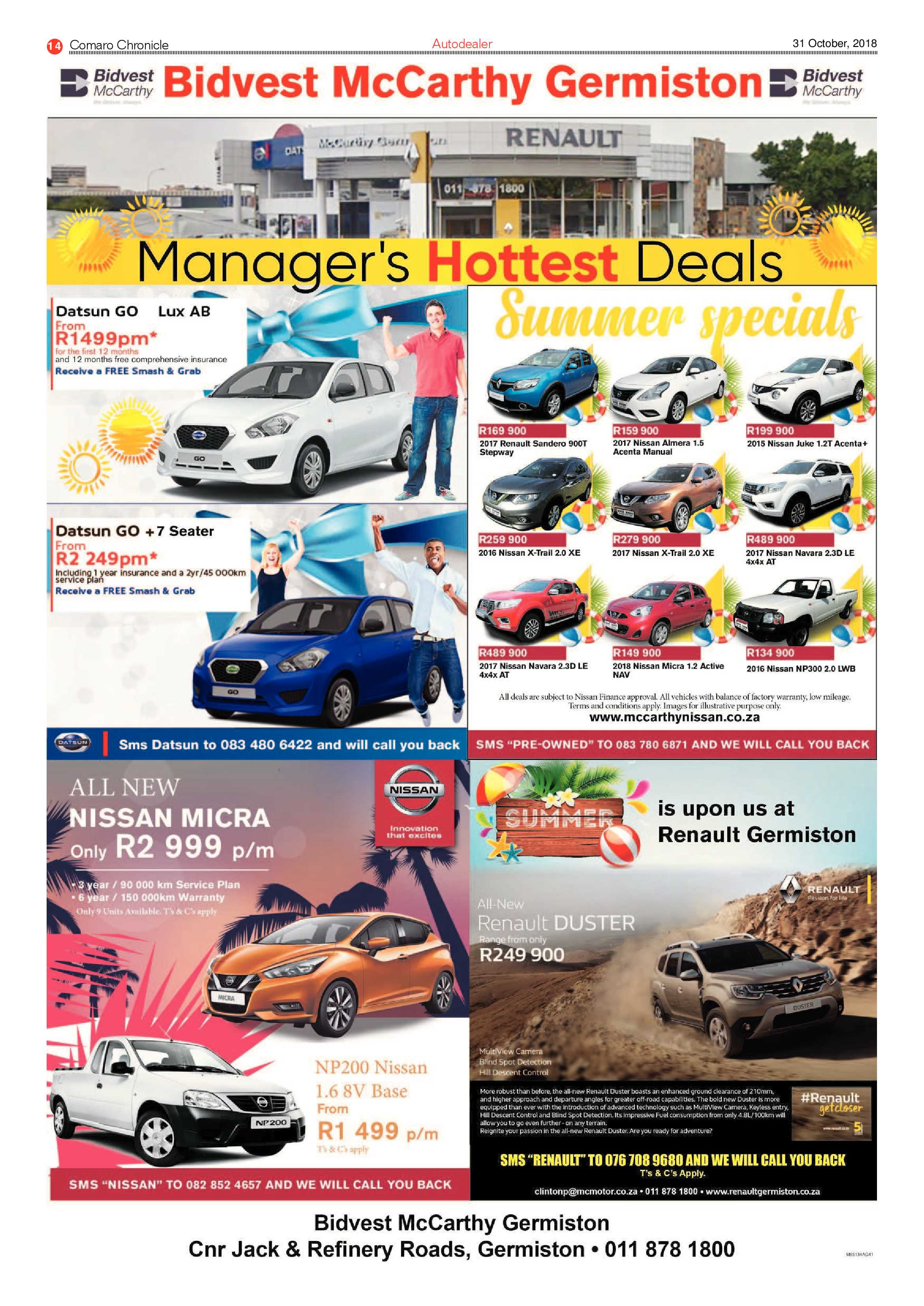 Comaro Chronicle 31 October 2018 page 14