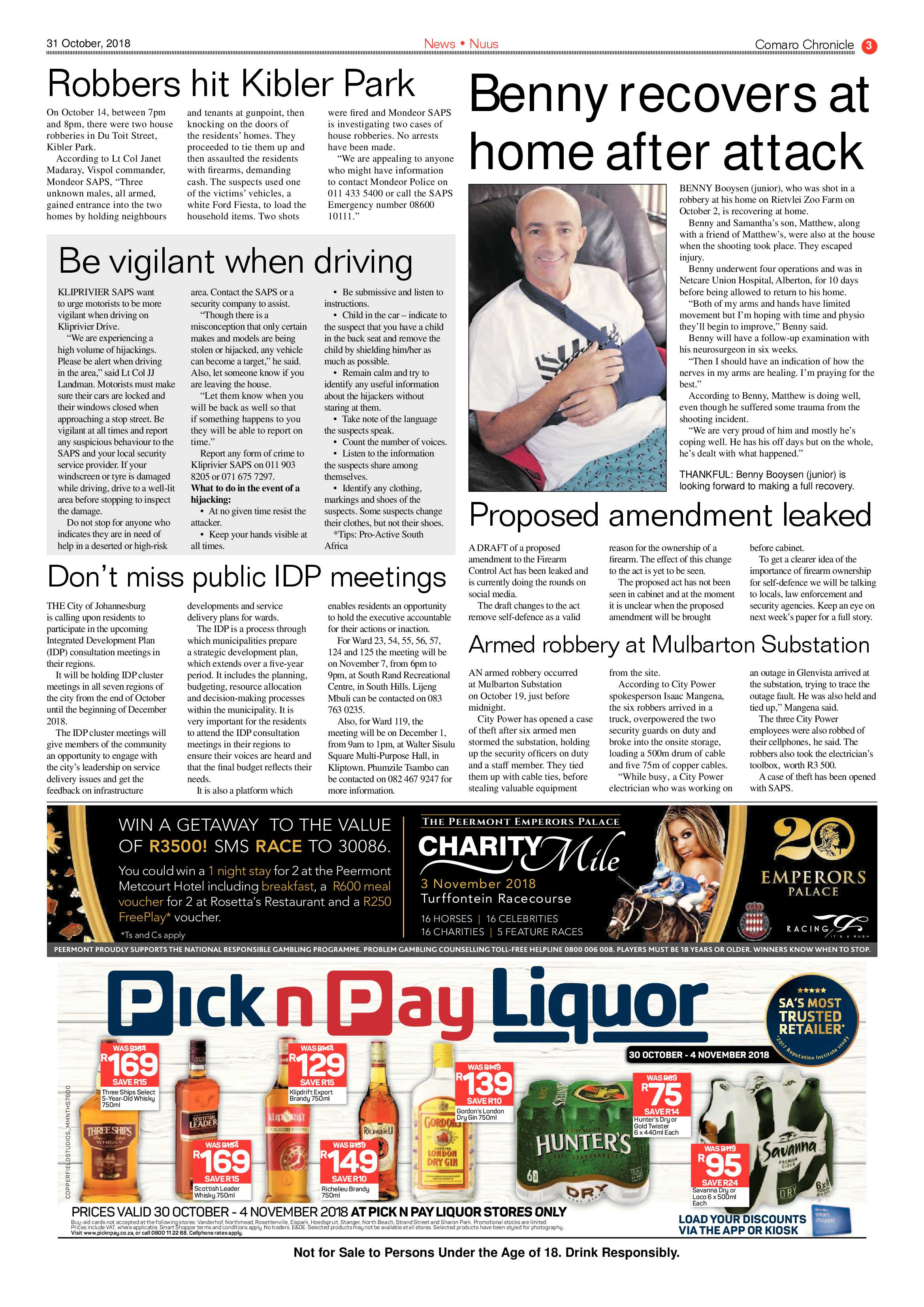 Comaro Chronicle 31 October 2018 page 3