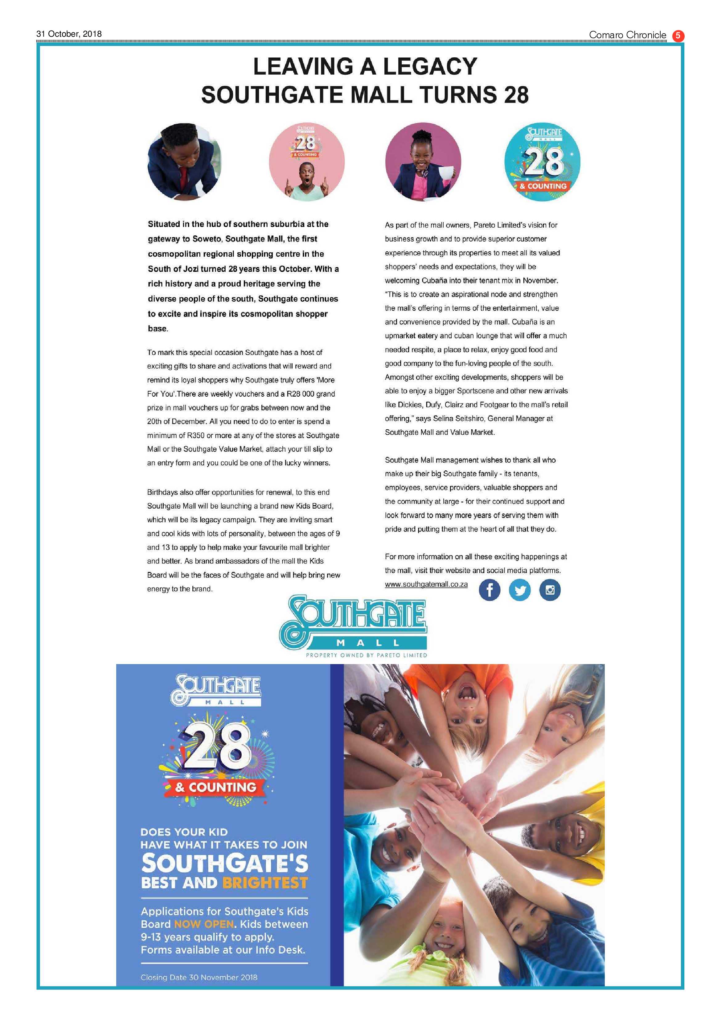 Comaro Chronicle 31 October 2018 page 5