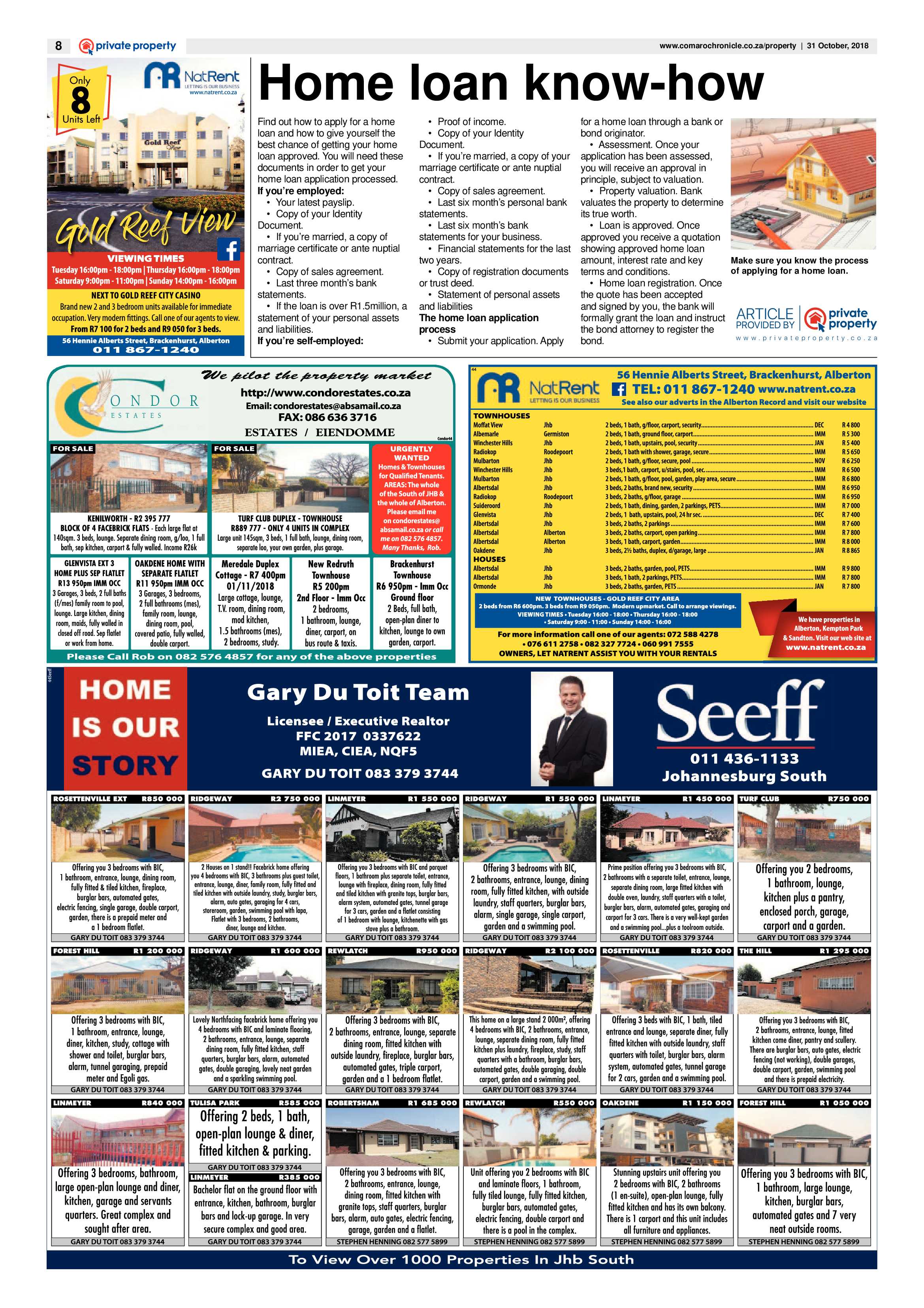 Comaro Chronicle 31 October 2018 page 8