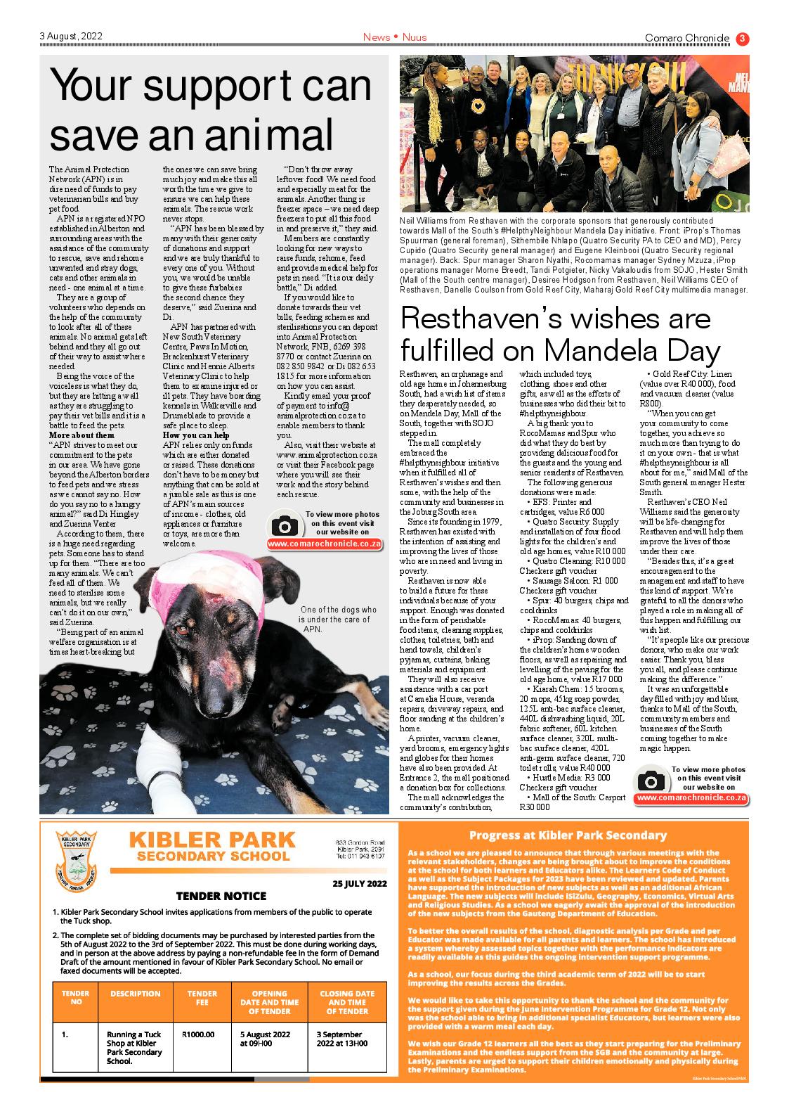 Comaro Chronicle 3 August 2022 page 5