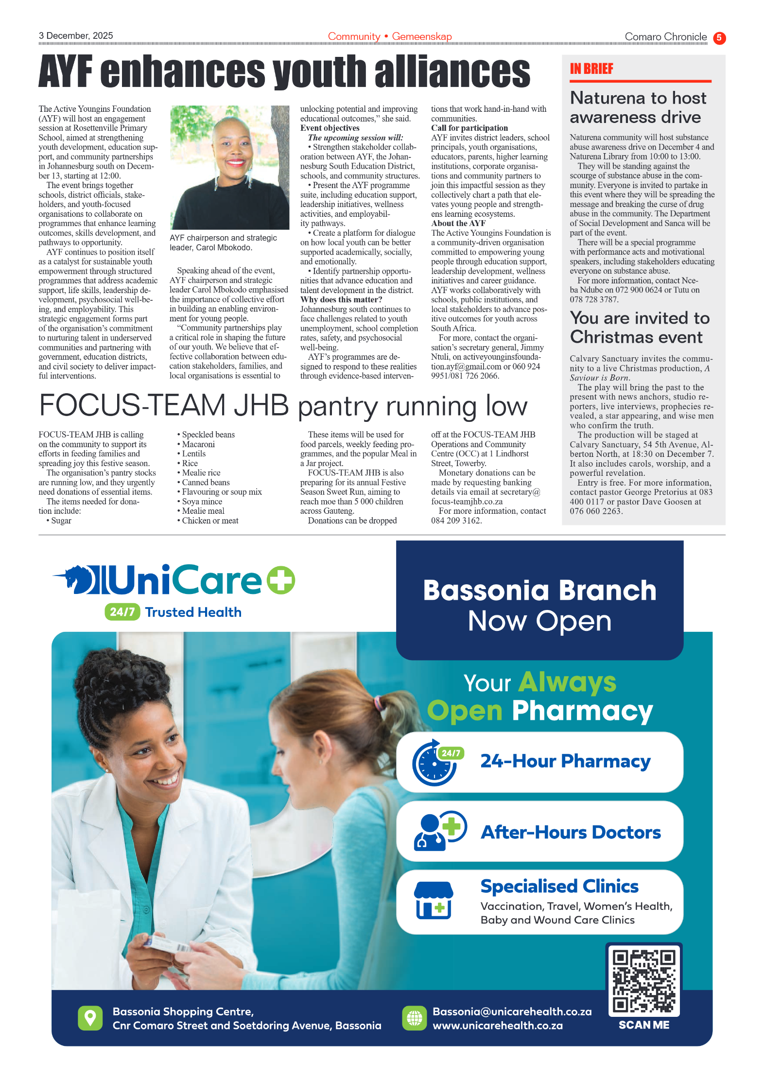 Comaro Chronicle 3 December 2025 page 5