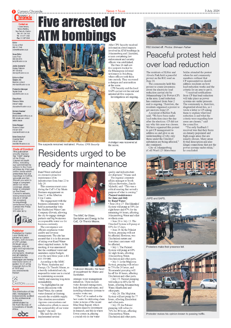 Comaro Chronicle 3 July 2024 page 2