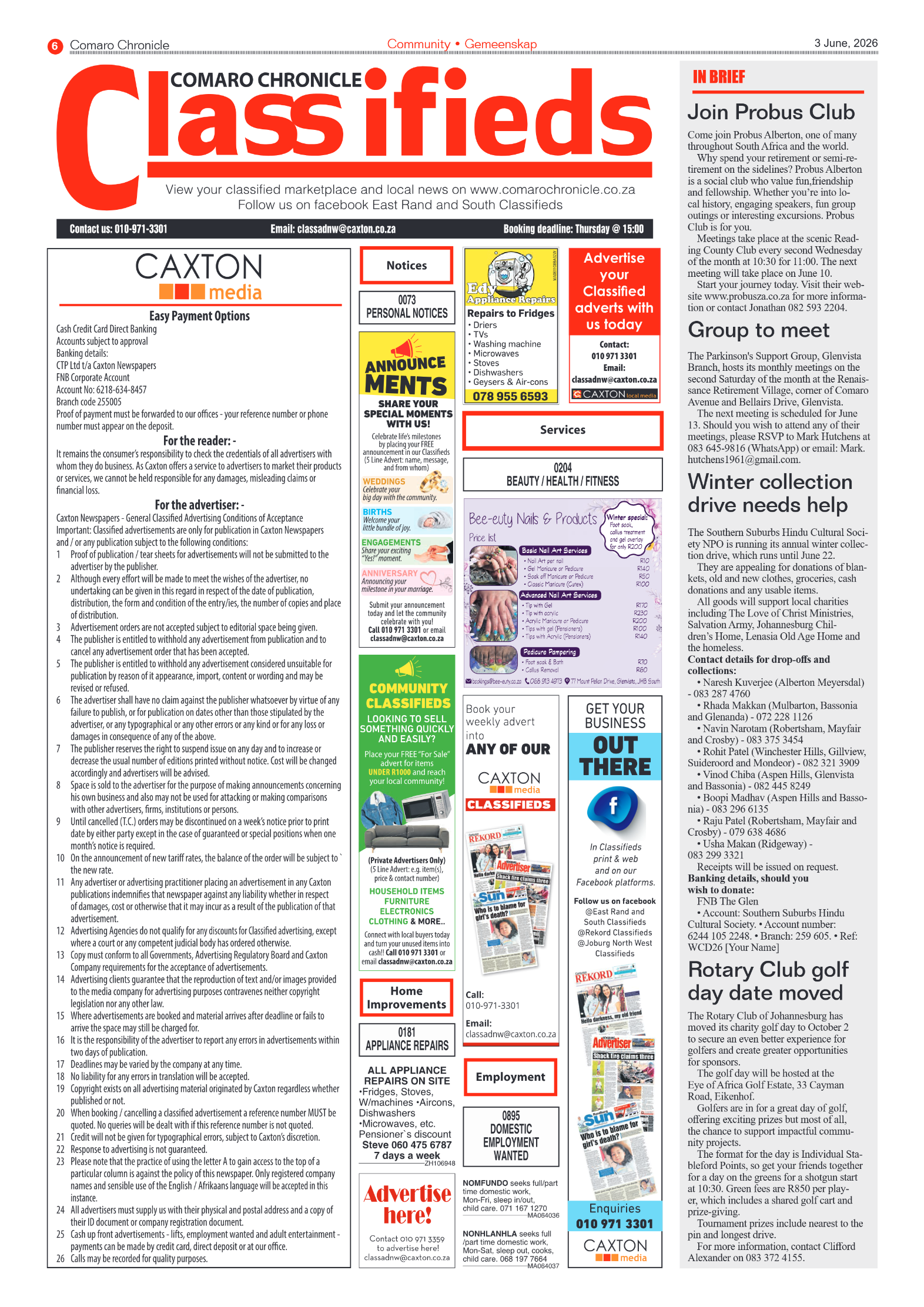 Comaro Chronicle 3 June 2026 page 6