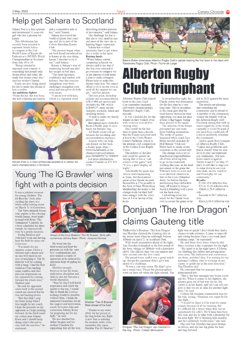 Comaro Chronicle 3 May 2023 page 11