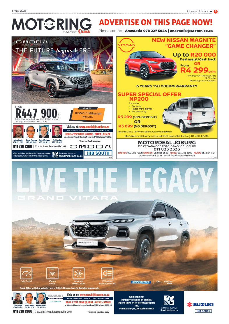Comaro Chronicle 3 May 2023 page 9