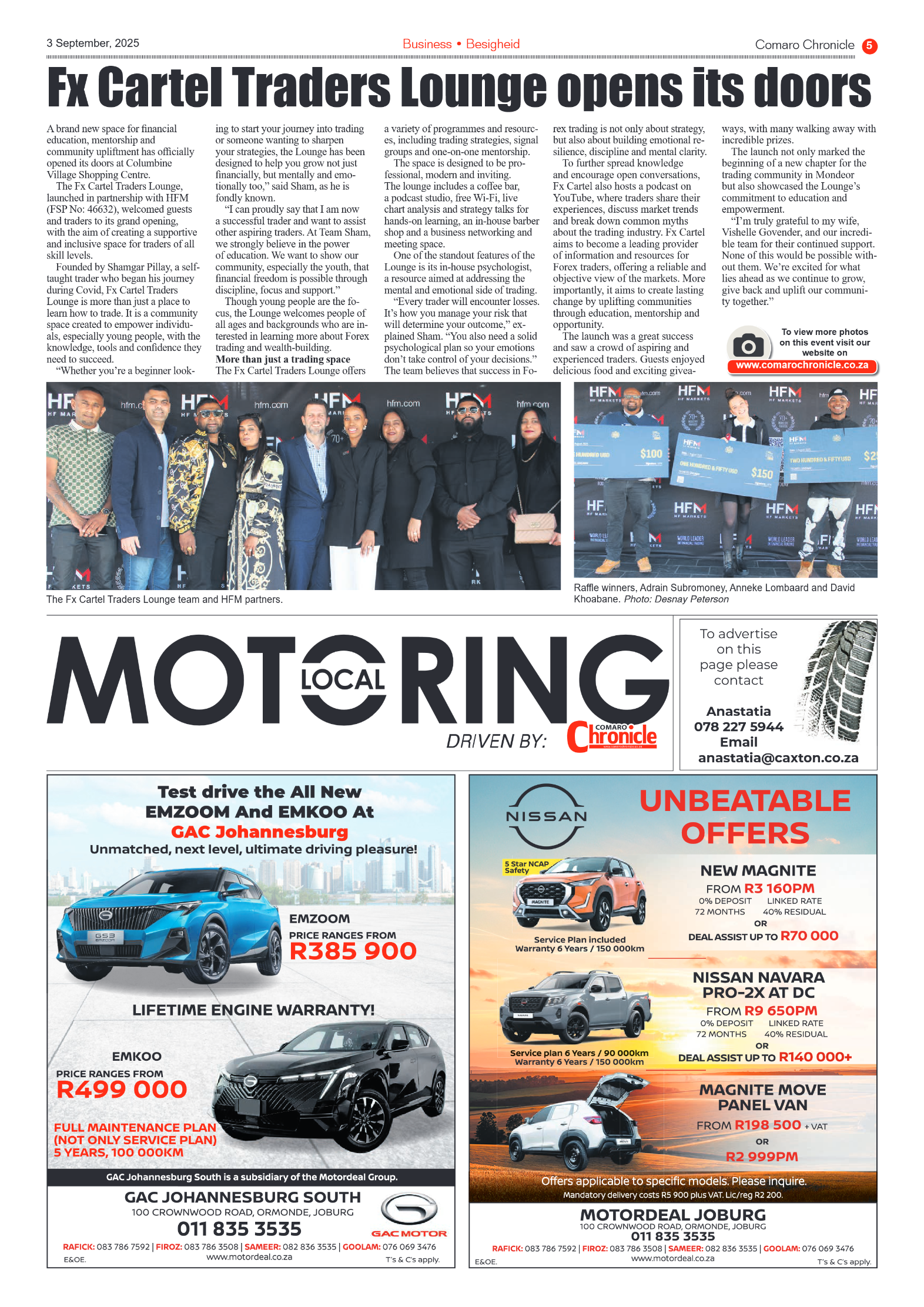 Comaro Chronicle 3 September 2025 page 5