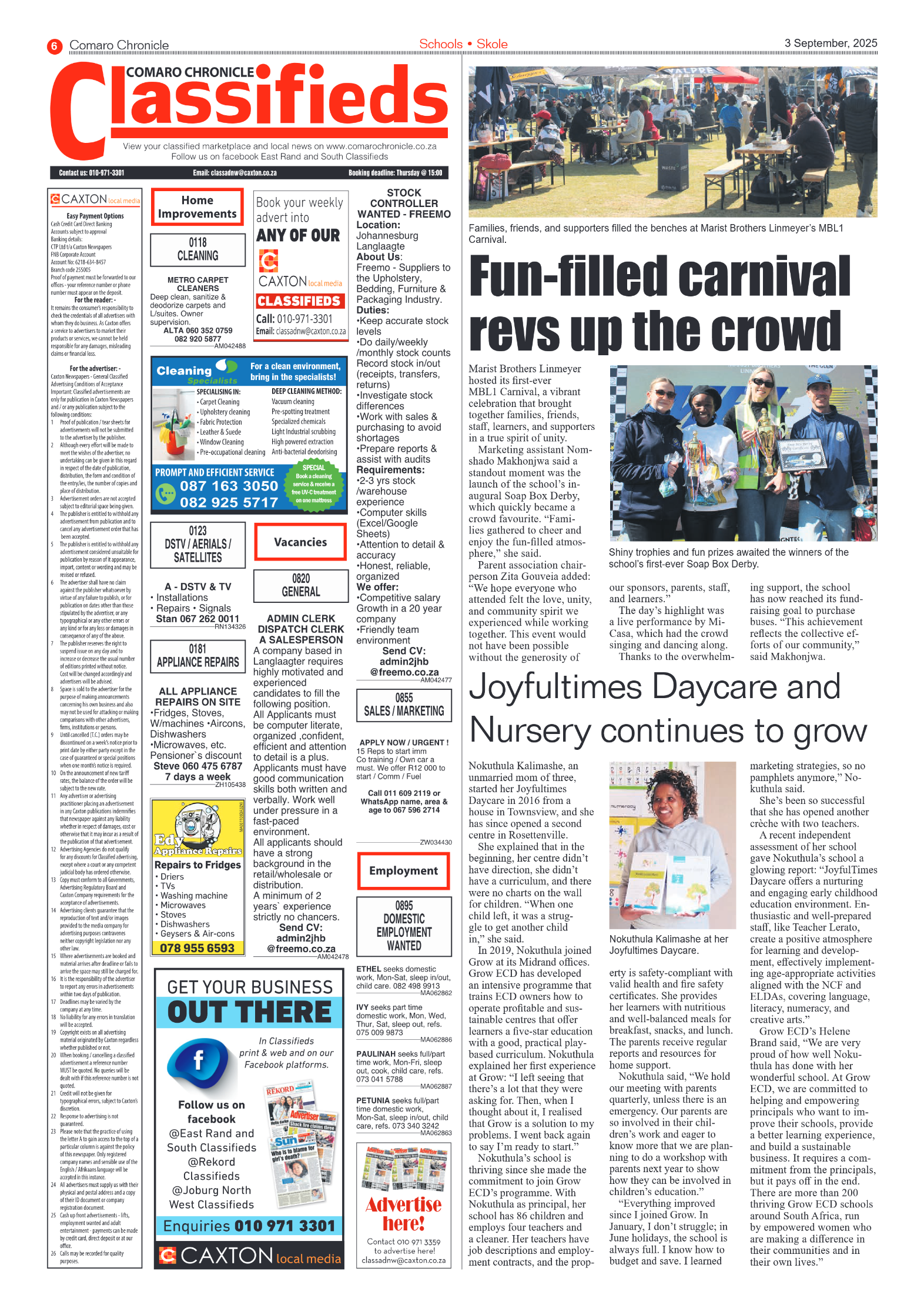 Comaro Chronicle 3 September 2025 page 6