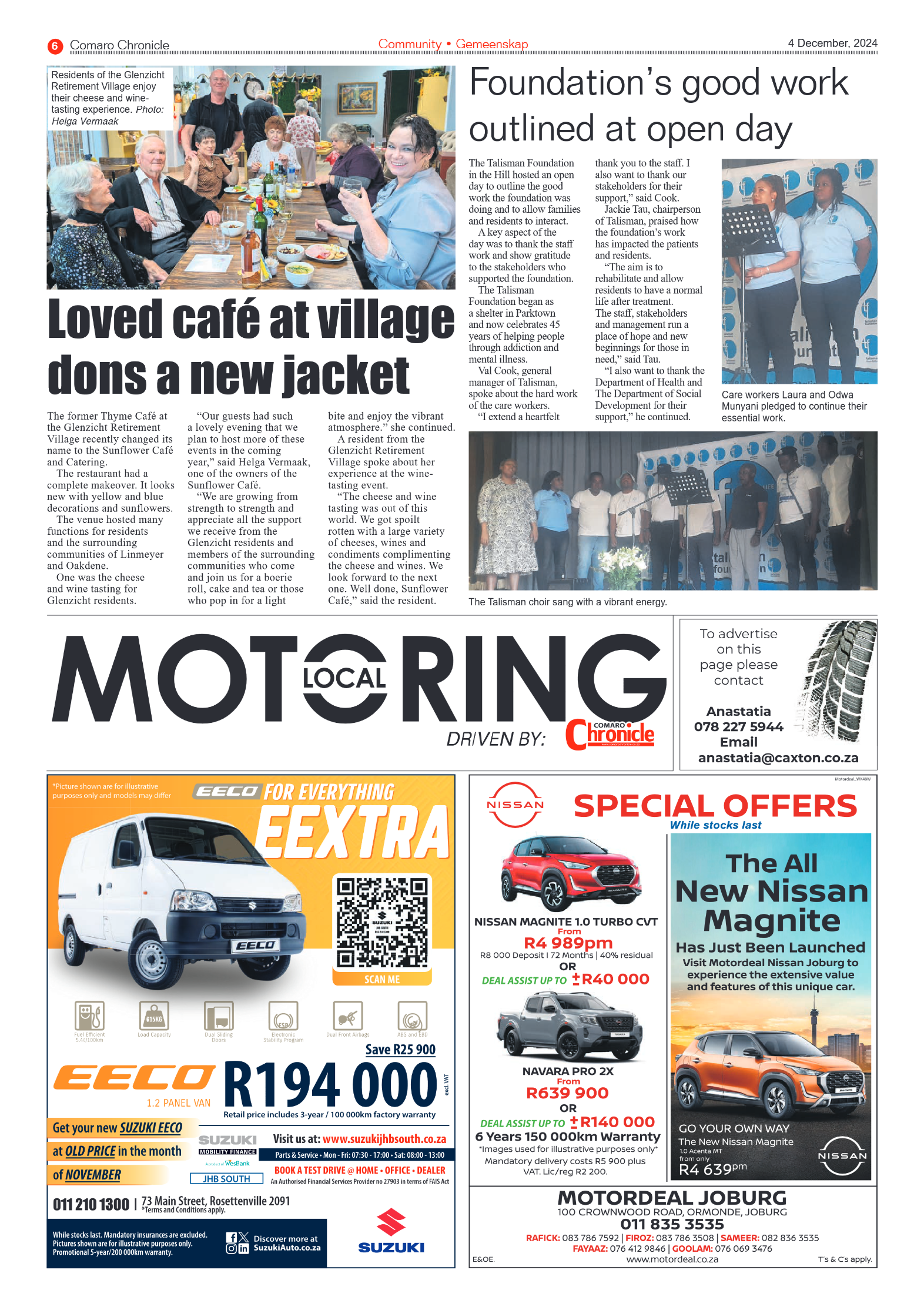 Comaro Chronicle 4 December 2024 page 6