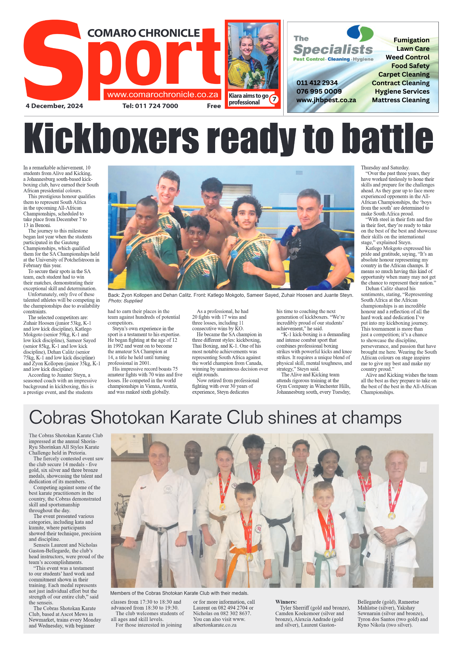 Comaro Chronicle 4 December 2024 page 8