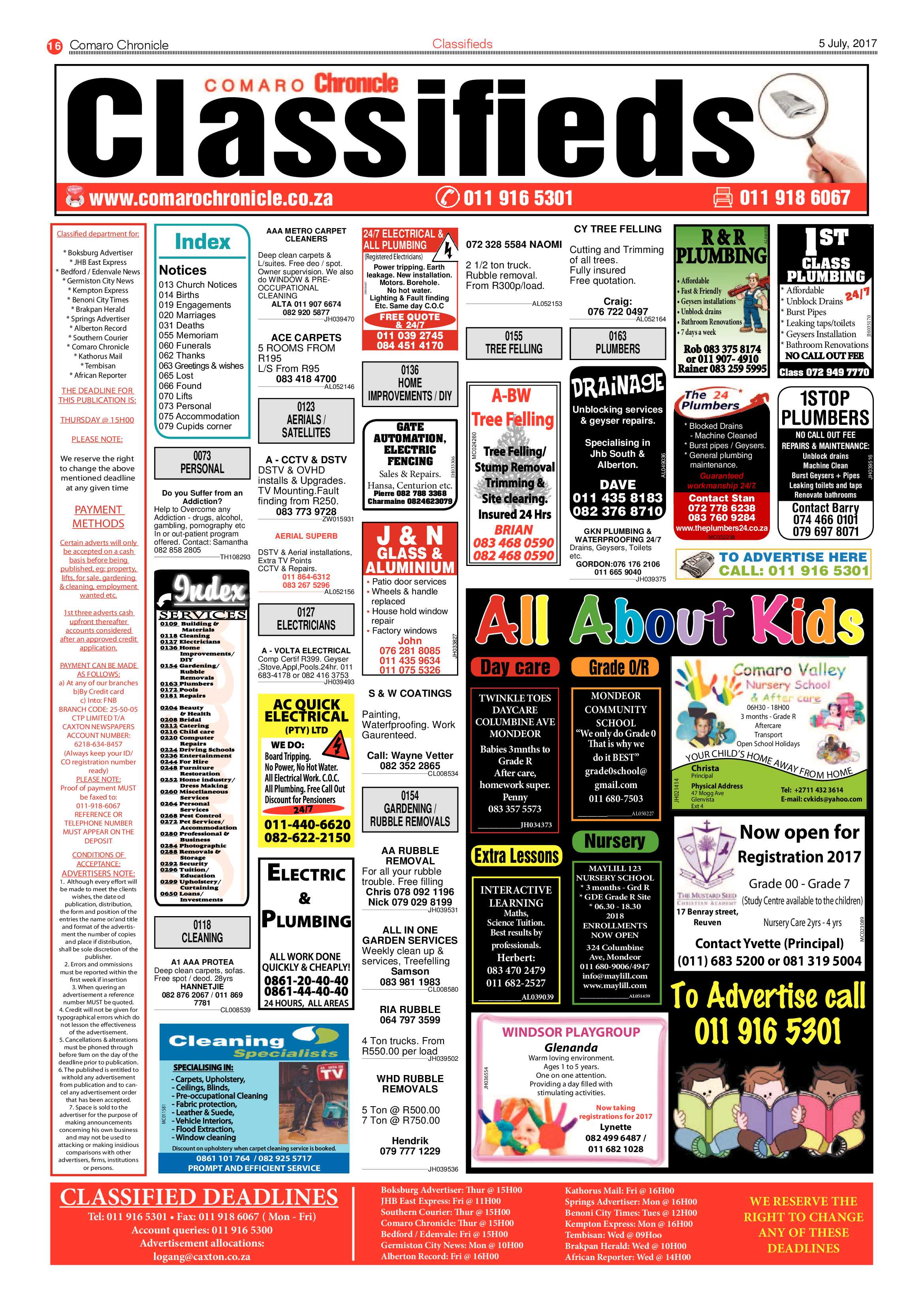 Comaro Chronicle 4 July 2017 page 16