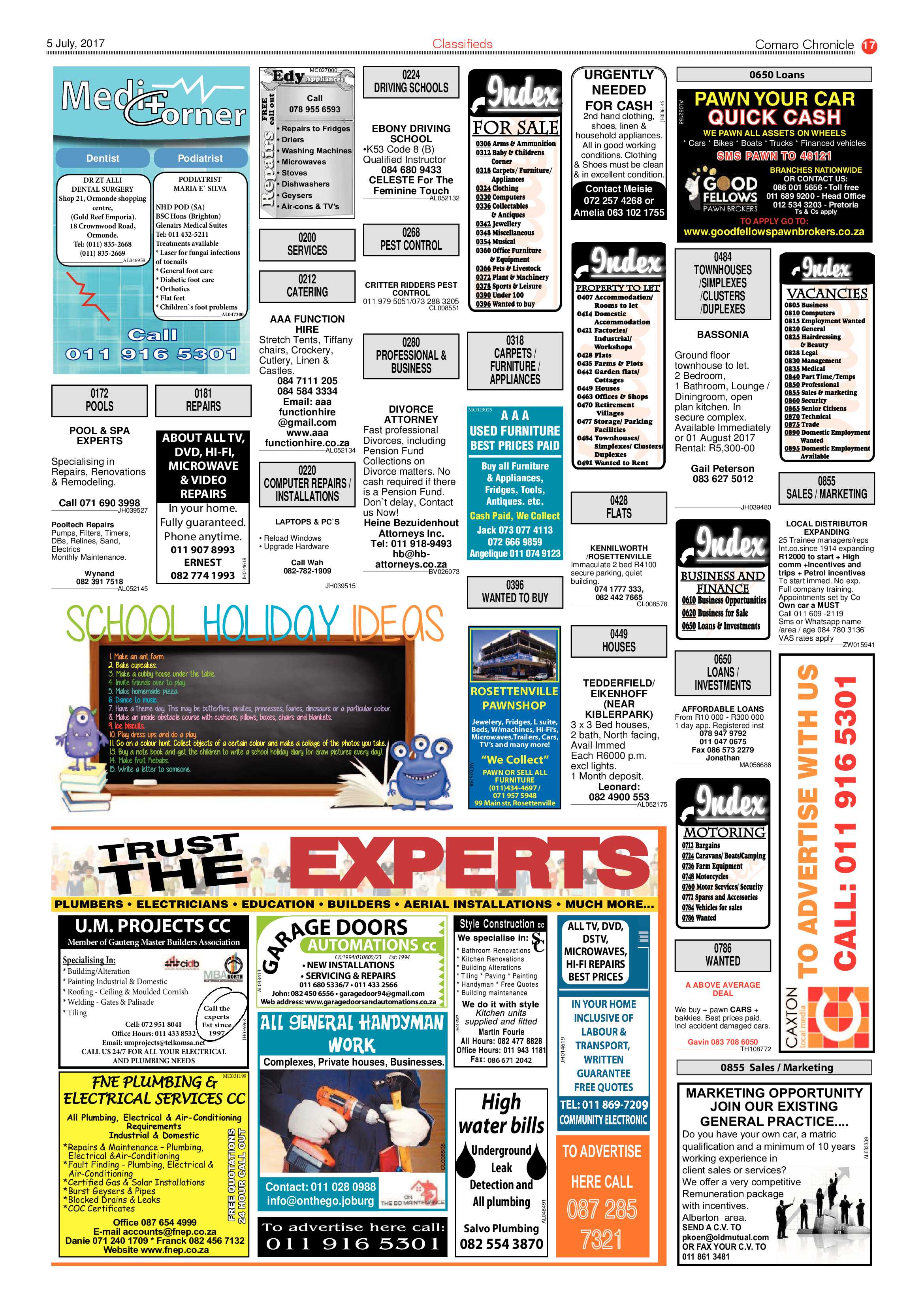 Comaro Chronicle 4 July 2017 page 17
