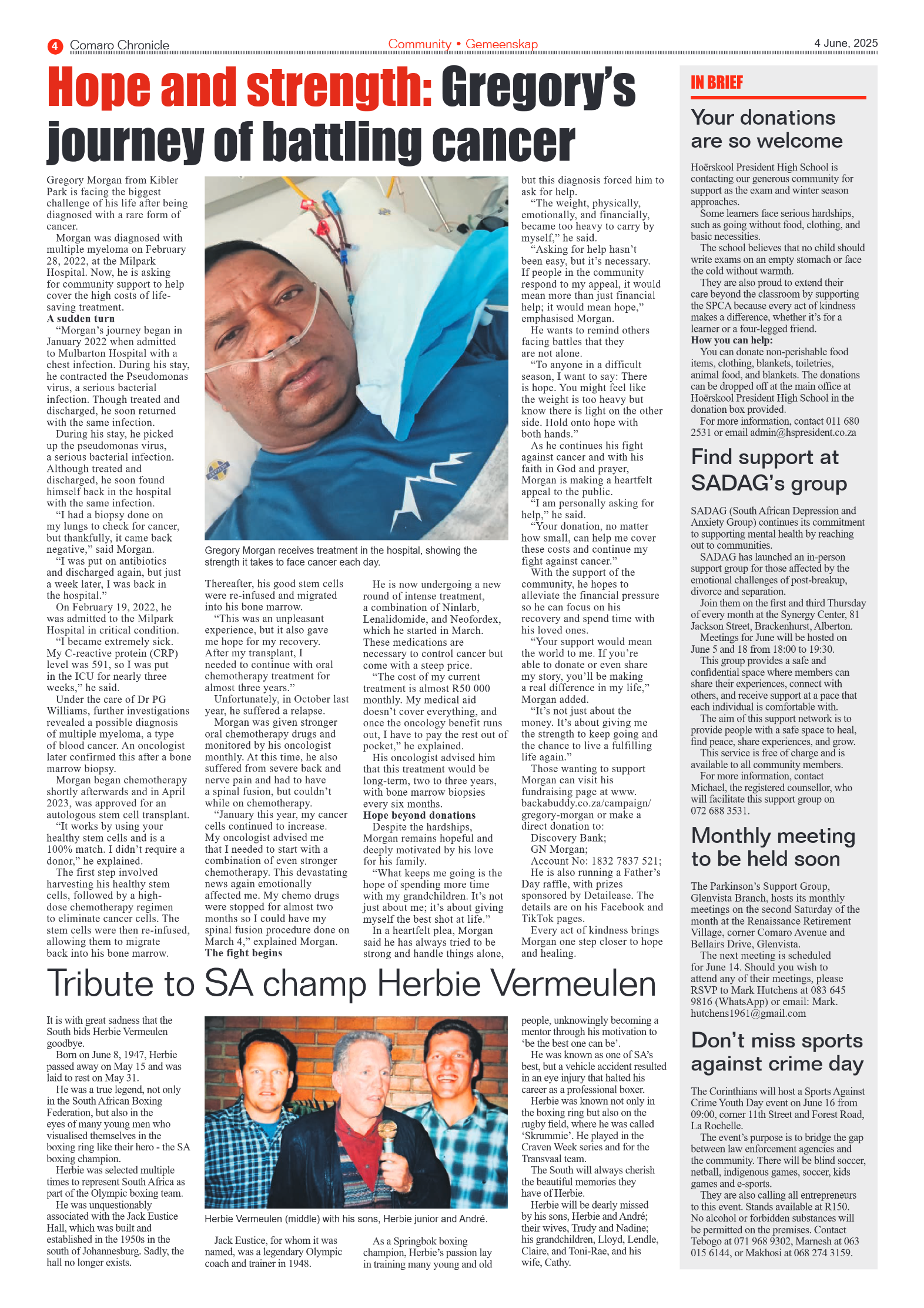 Comaro Chronicle 4 June 2025 page 4