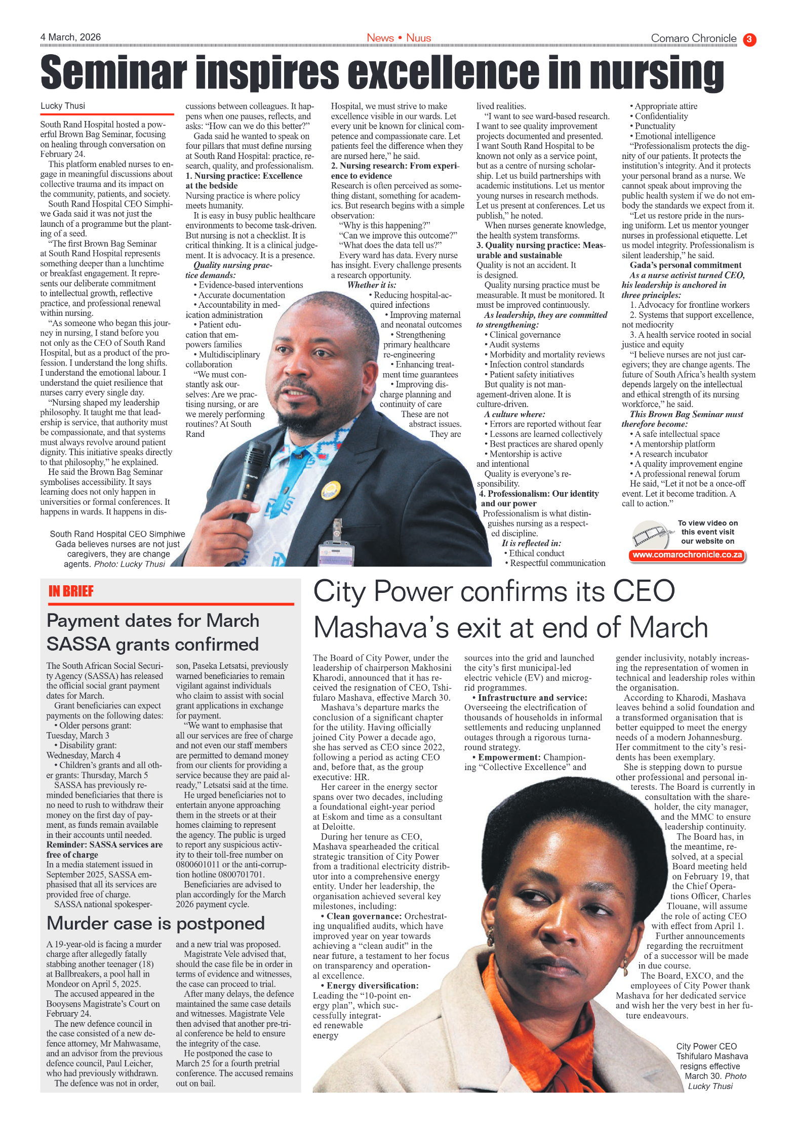 Comaro Chronicle 4 March 2026 page 3