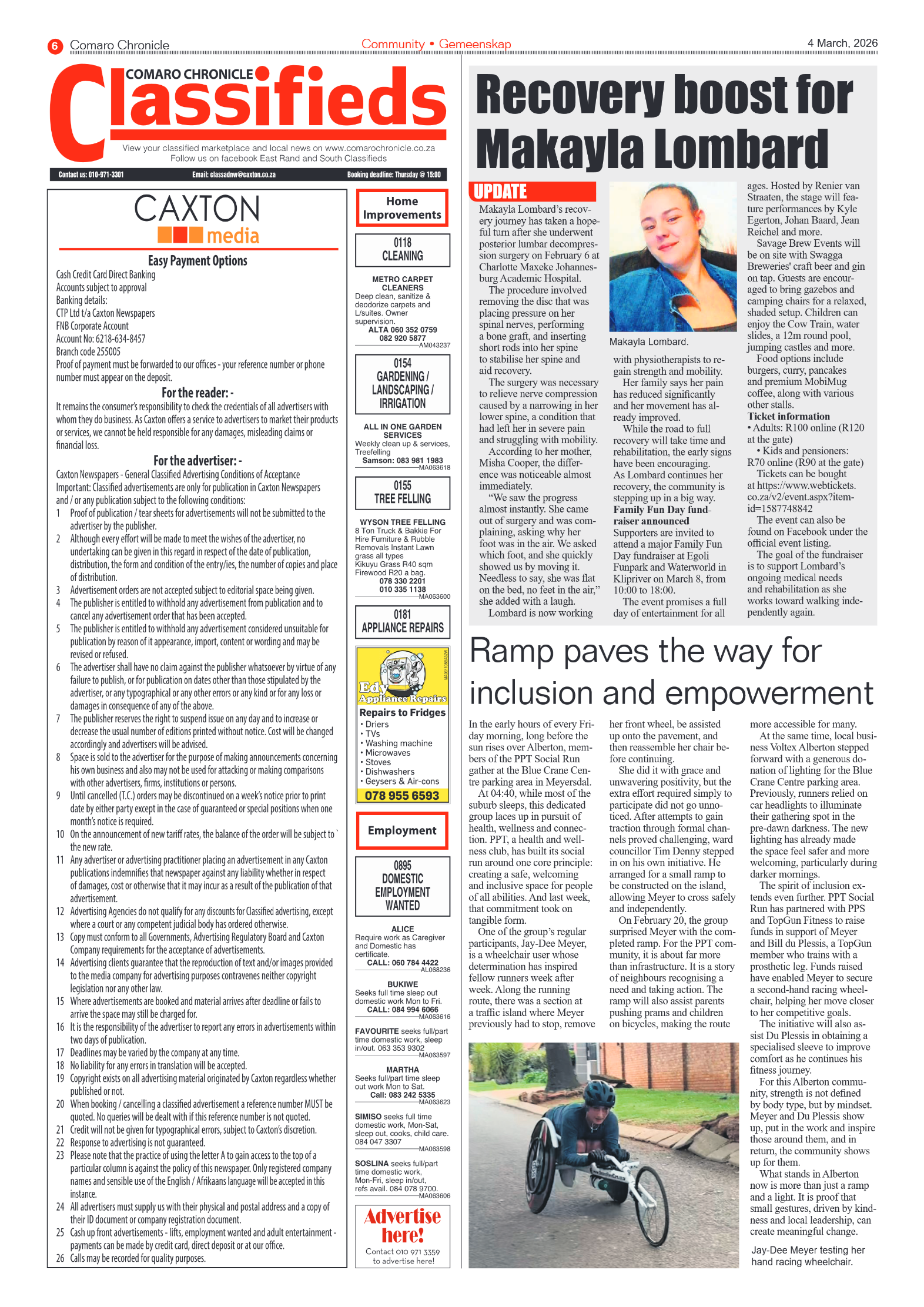 Comaro Chronicle 4 March 2026 page 6