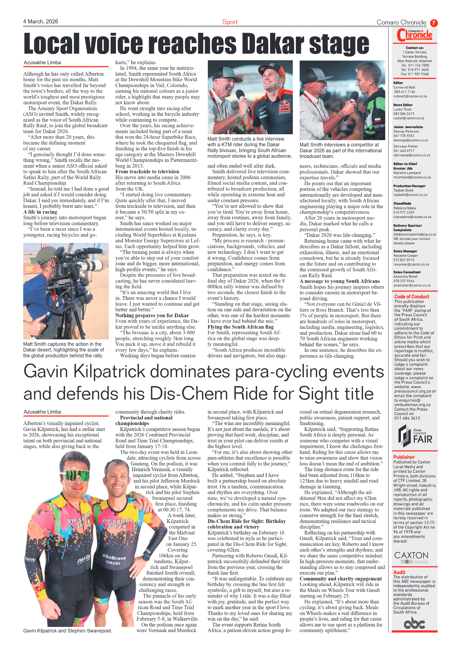 Comaro Chronicle 4 March 2026 page 7
