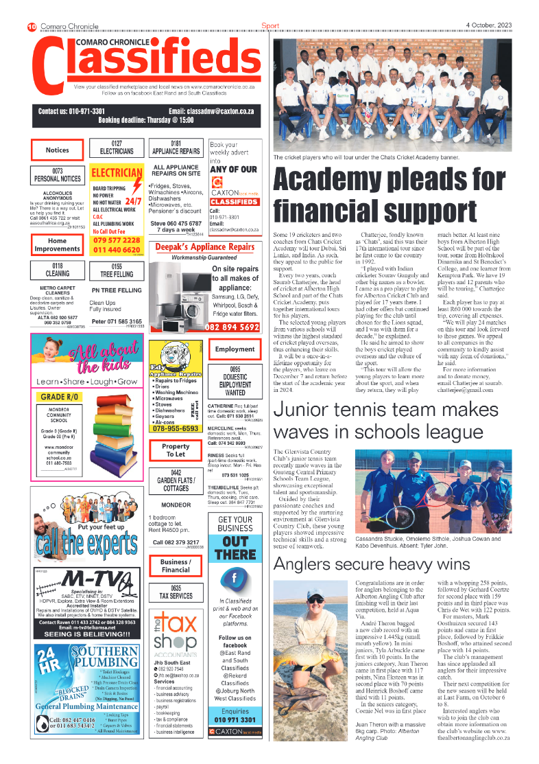 Comaro Chronicle 4 October 2023 page 10