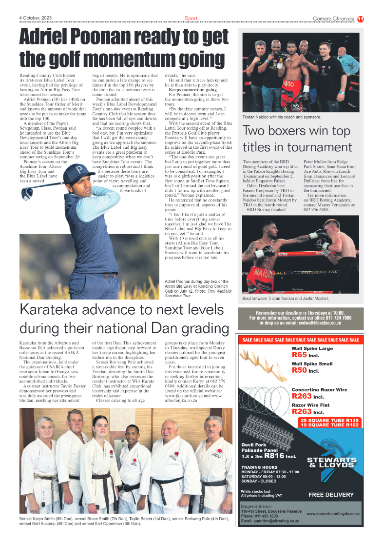 Comaro Chronicle 4 October 2023 page 11