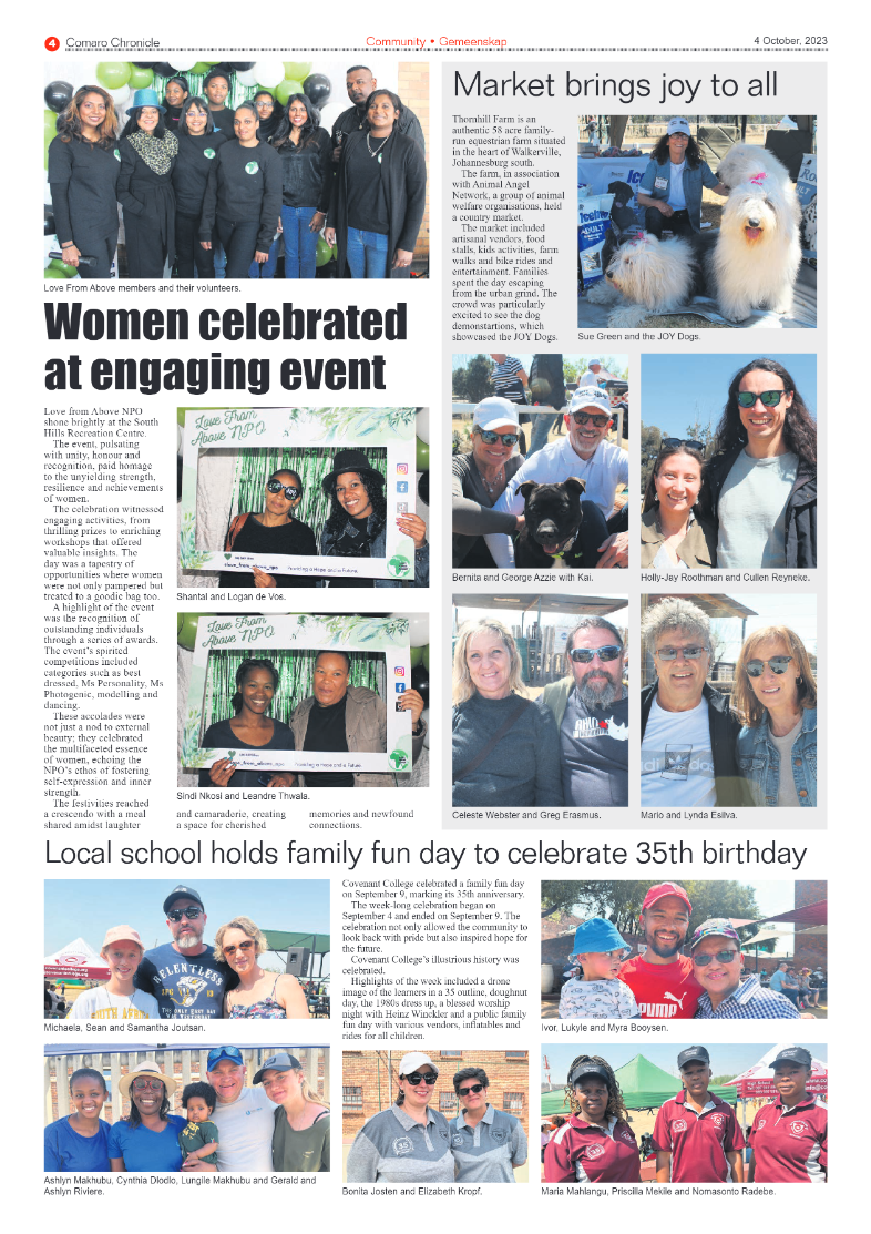 Comaro Chronicle 4 October 2023 page 4