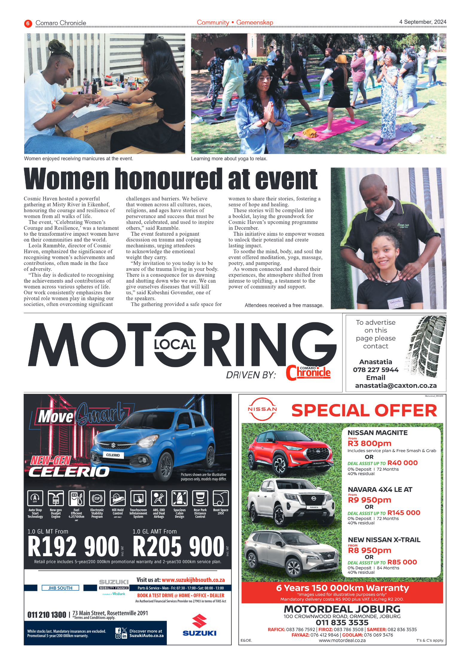 Comaro Chronicle 4 September 2024 page 6