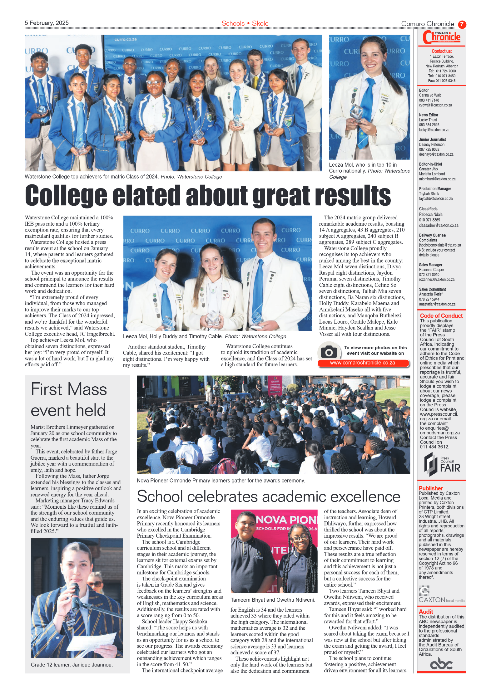 Comaro Chronicle 5 February 2025 page 7