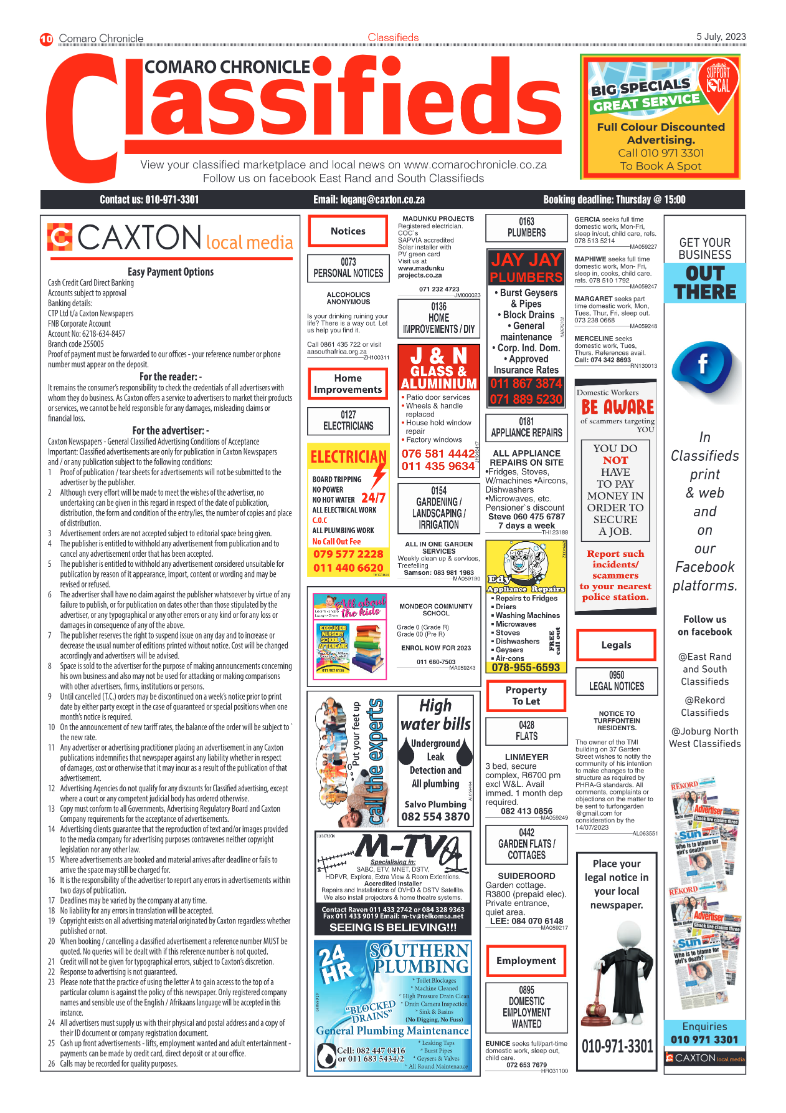 Comaro Chronicle 5 July 2023 page 10