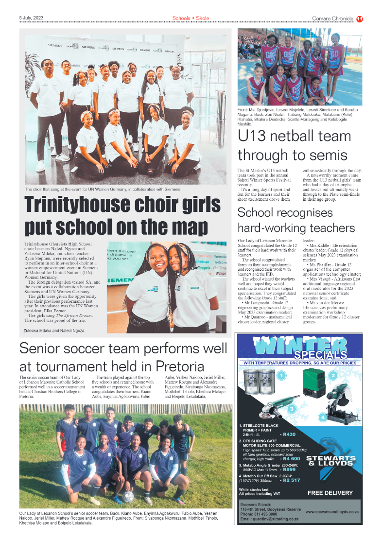 Comaro Chronicle 5 July 2023 page 11