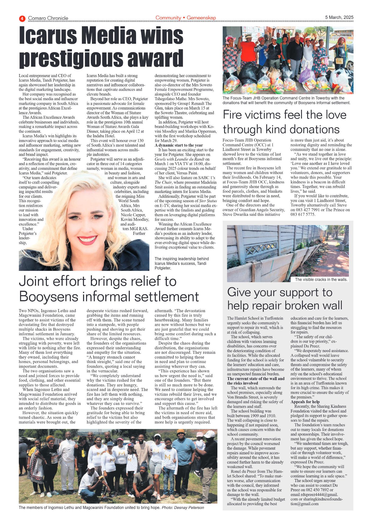 Comaro Chronicle 5 March 2025 page 4