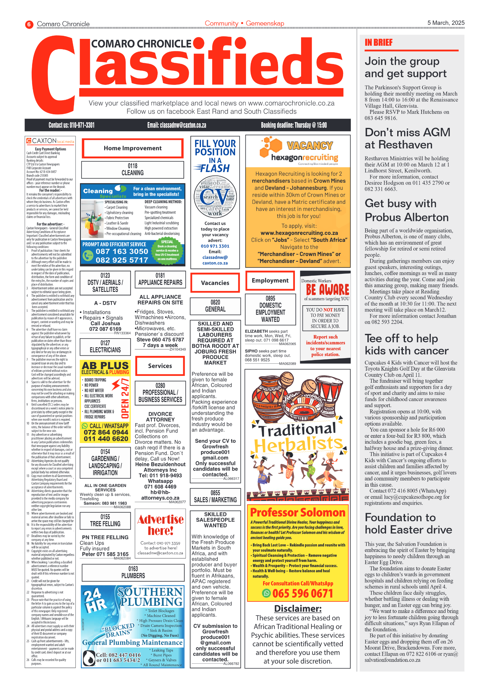 Comaro Chronicle 5 March 2025 page 6