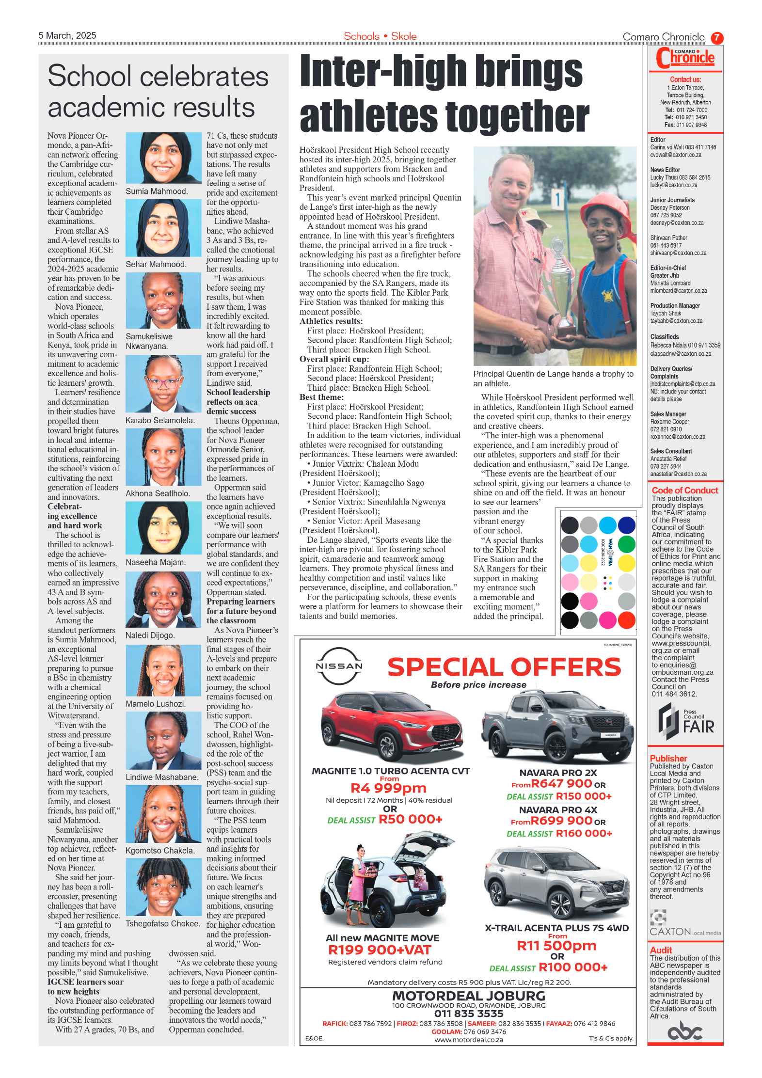 Comaro Chronicle 5 March 2025 page 7