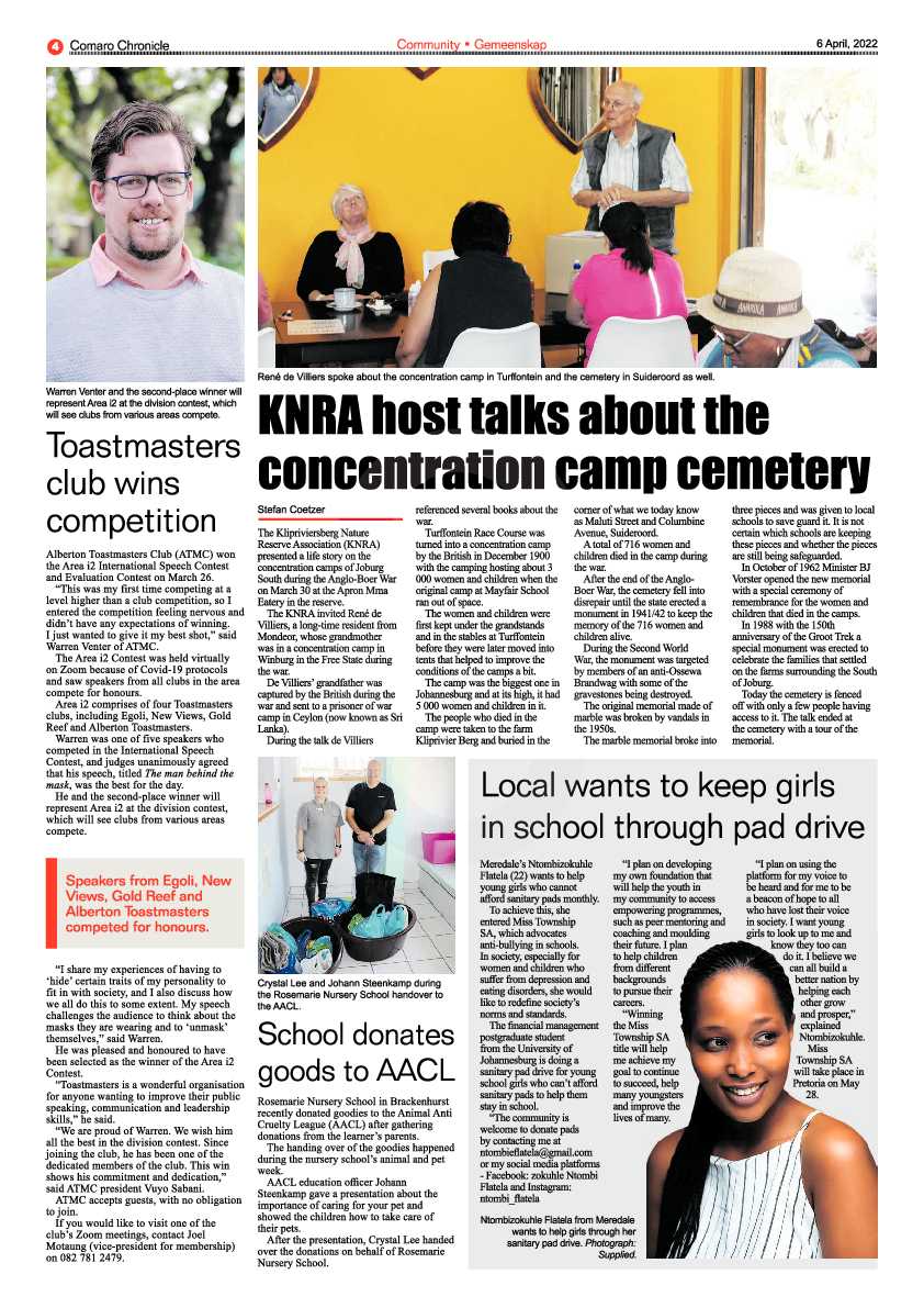 Comaro Chronicle 6 April 2022 page 6