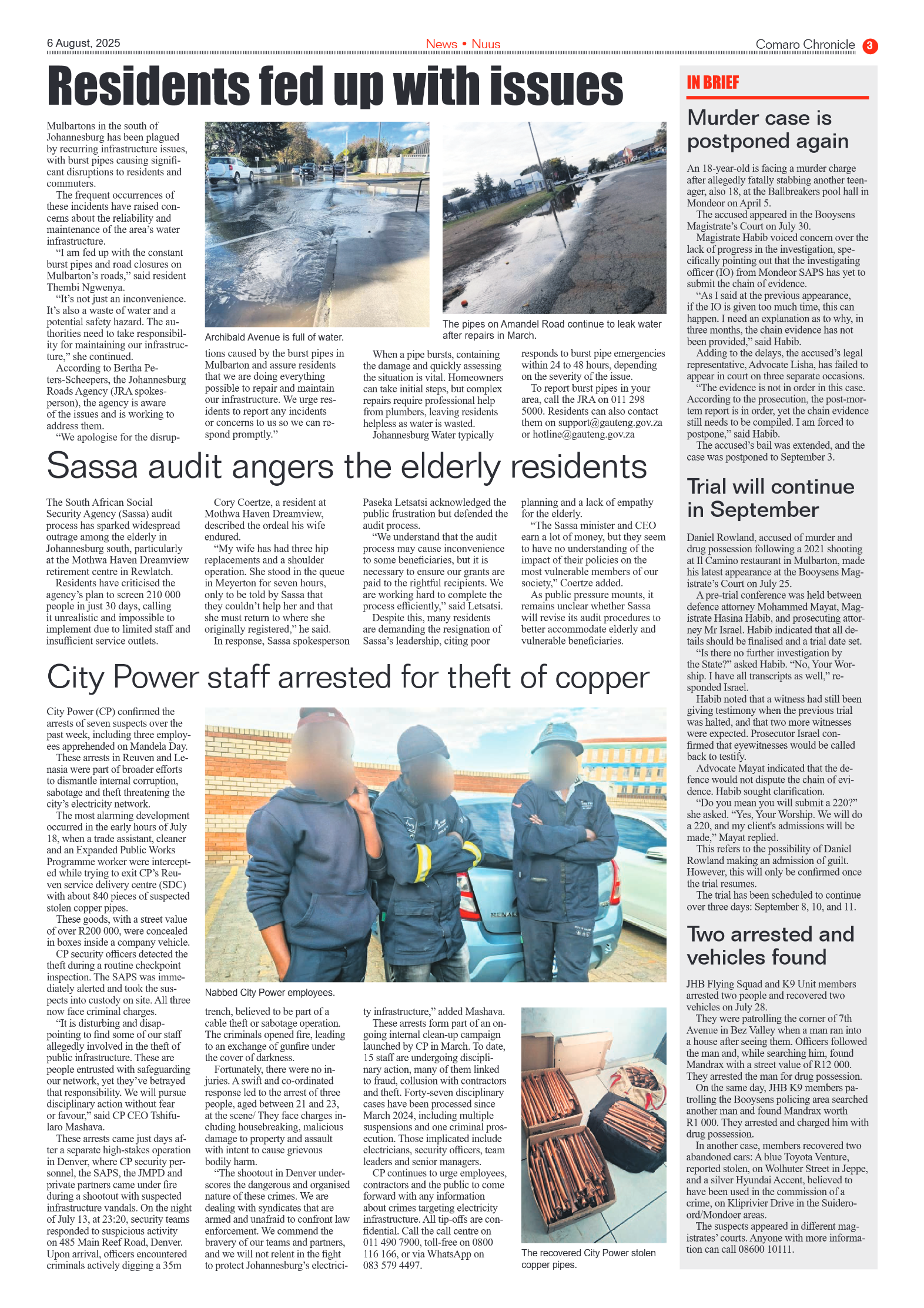 Comaro Chronicle 6 August 2025 page 3