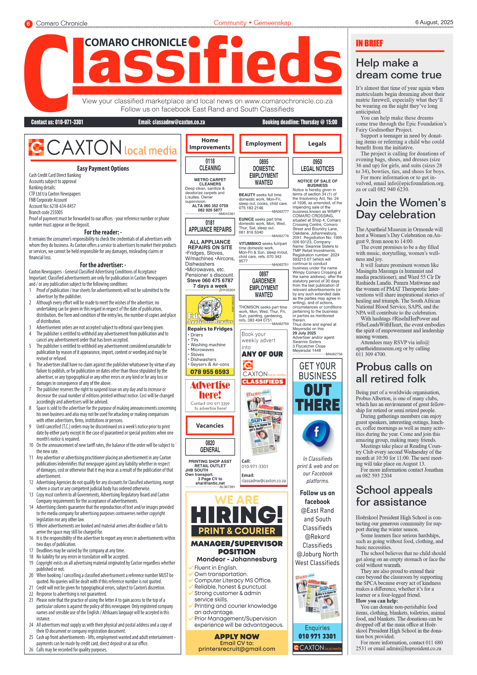 Comaro Chronicle 6 August 2025 page 6