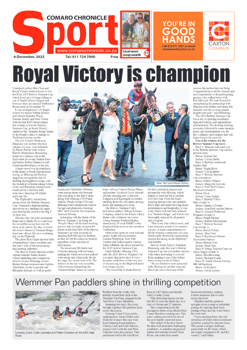 Comaro Chronicle 6 December 2023 page 12