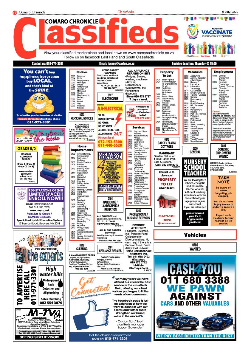 Comaro Chronicle 6 July 2022 page 12