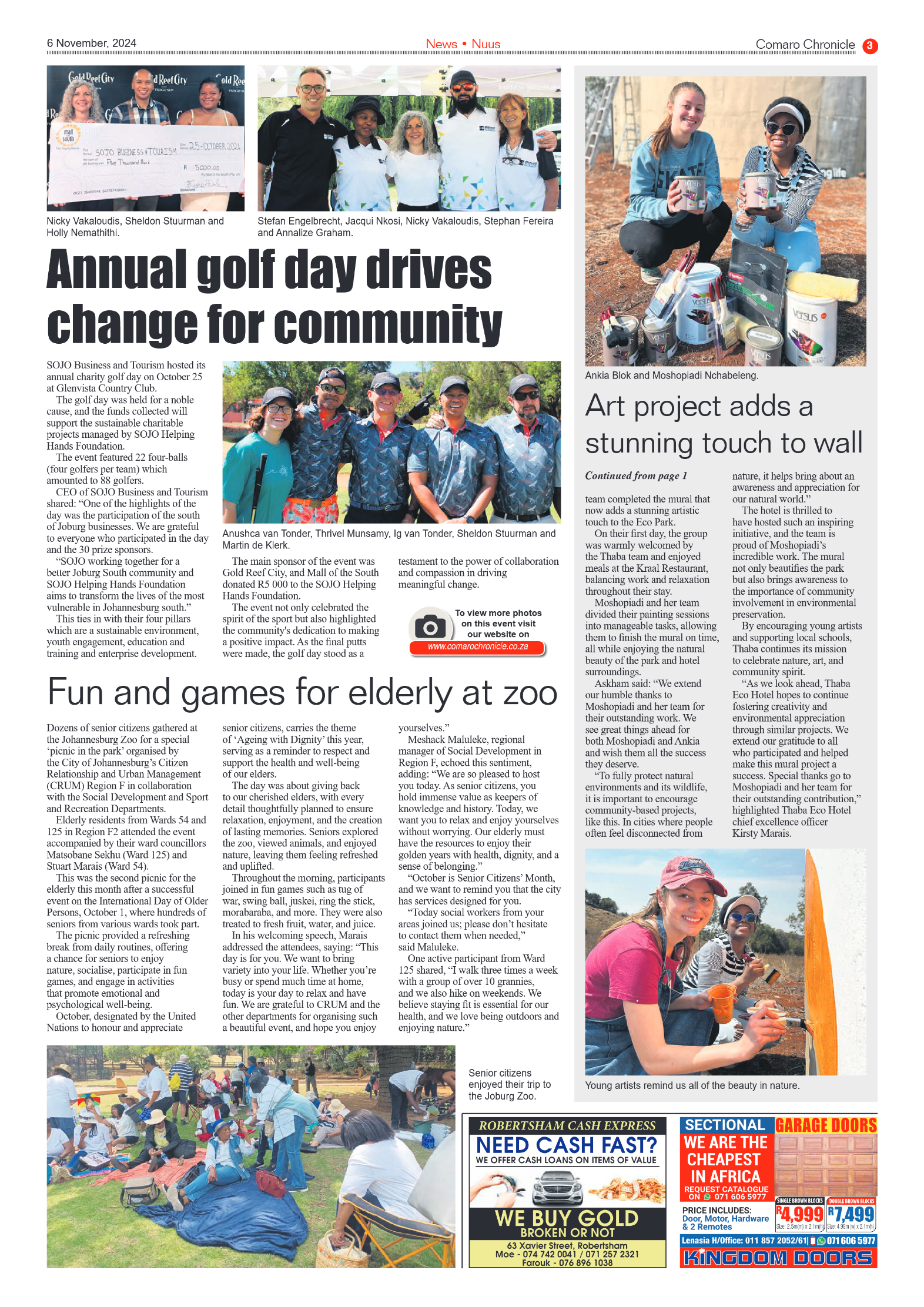 Comaro Chronicle 6 Novemberr 2024 Comaro Chronicle