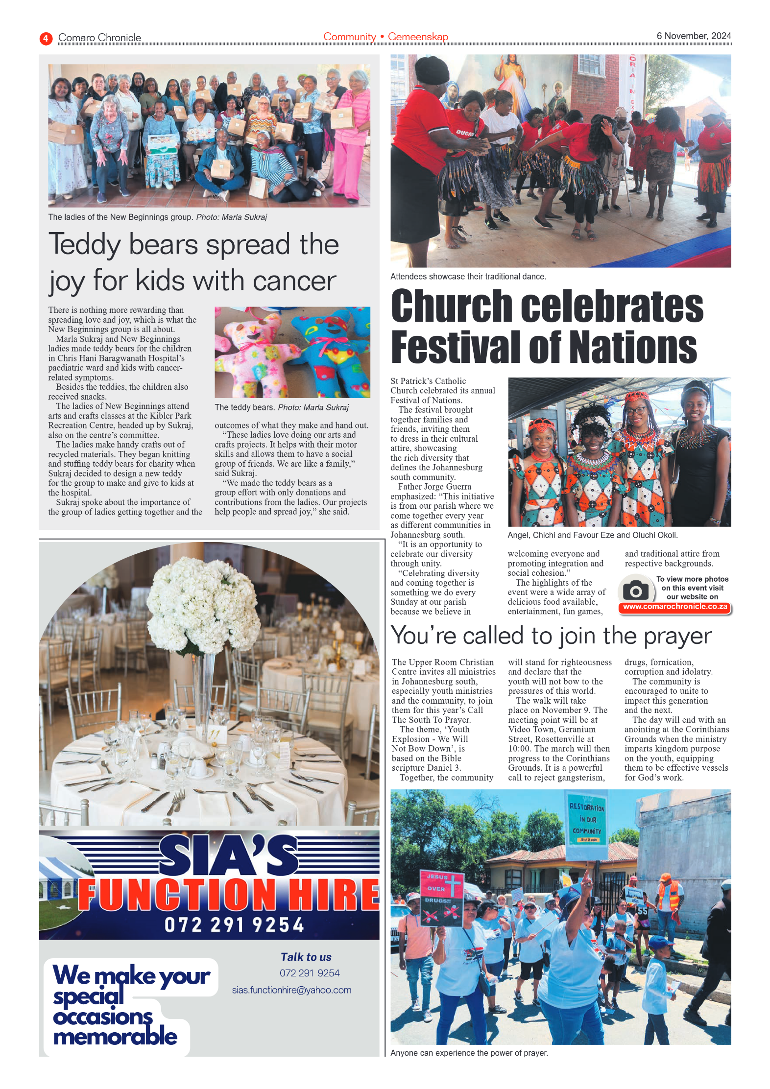 Comaro Chronicle 6 Novemberr 2024 page 4