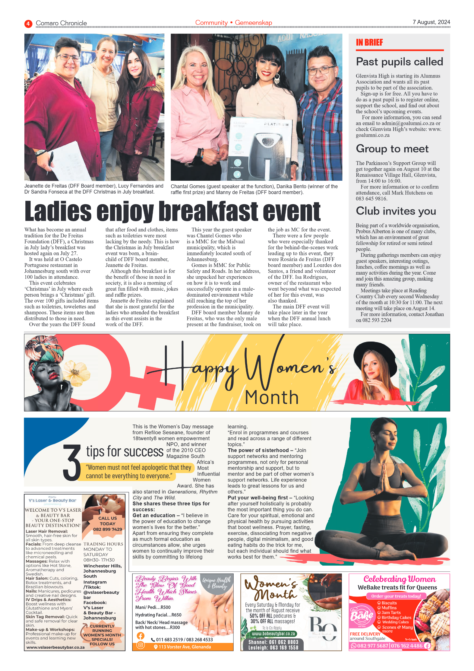 Comaro Chronicle 7 August 2024 page 4