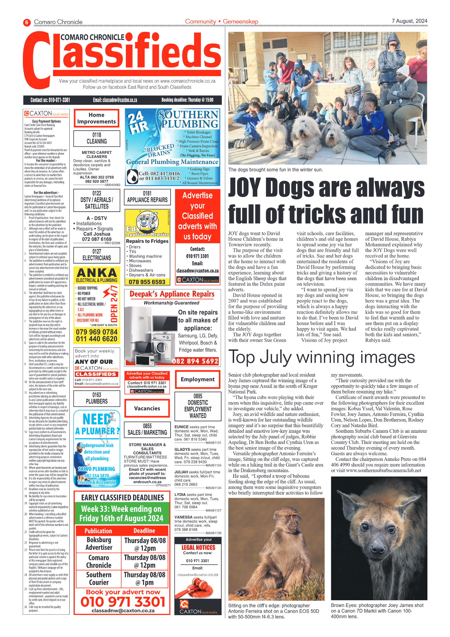 Comaro Chronicle 7 August 2024 page 6