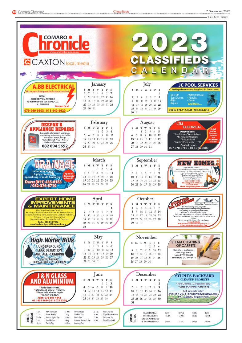 Comaro Chronicle 7 Dec 2022 page 10