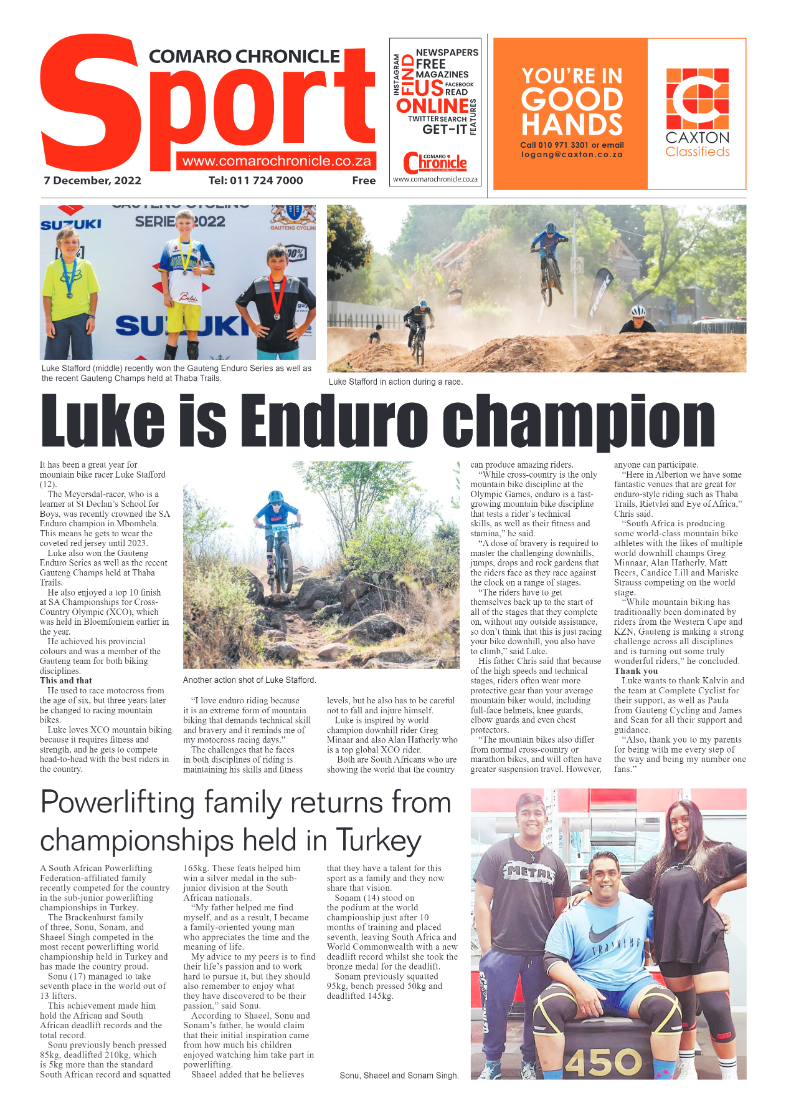 Comaro Chronicle 7 Dec 2022 page 12