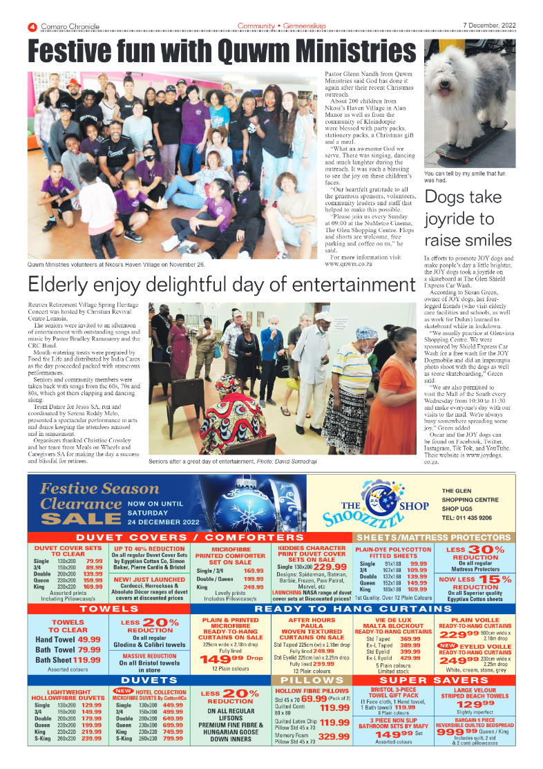 Comaro Chronicle 7 Dec 2022 page 4