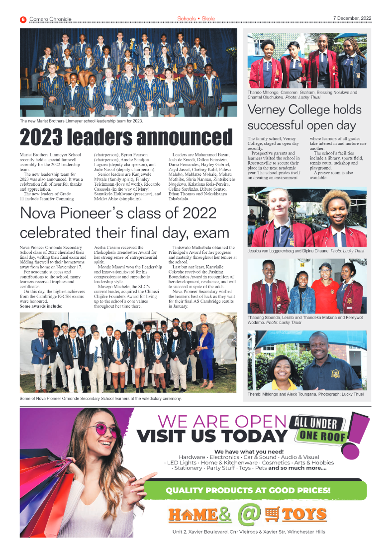 Comaro Chronicle 7 Dec 2022 page 6