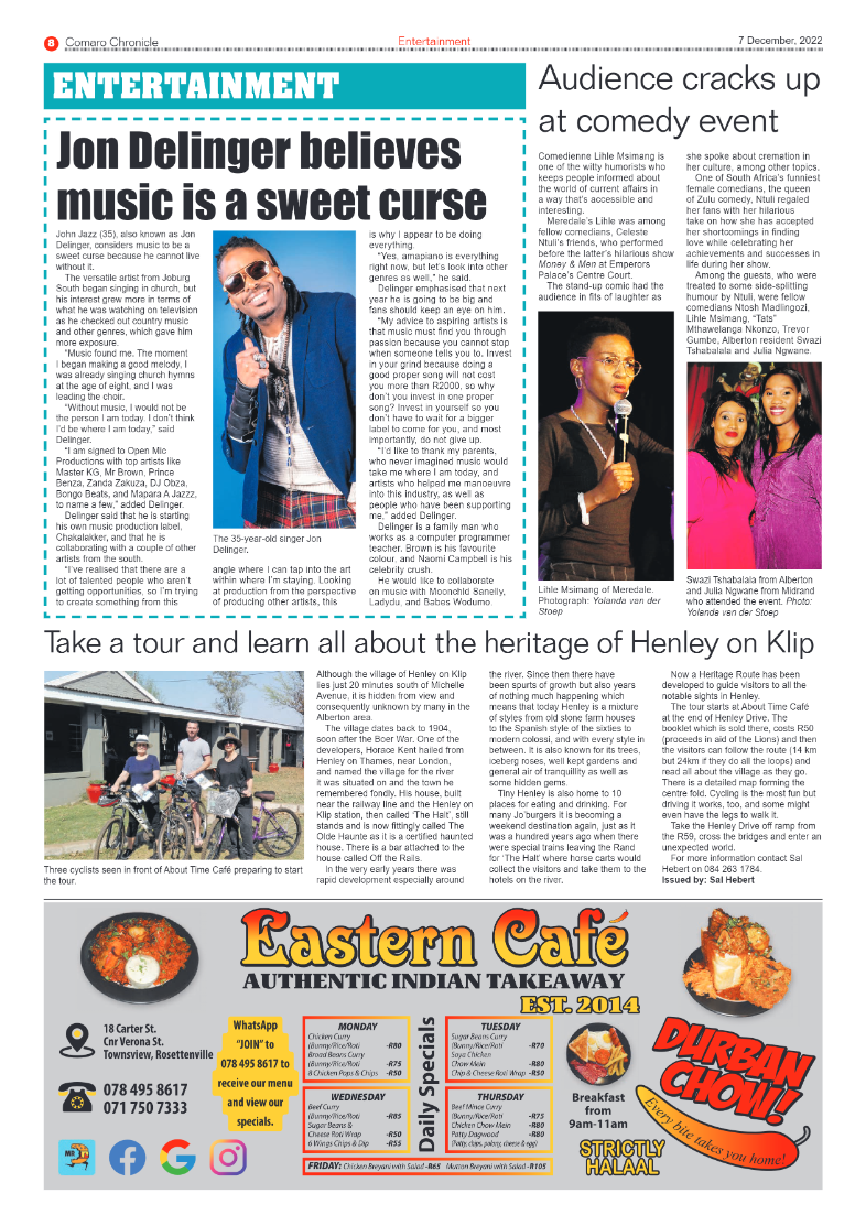 Comaro Chronicle 7 Dec 2022 page 8