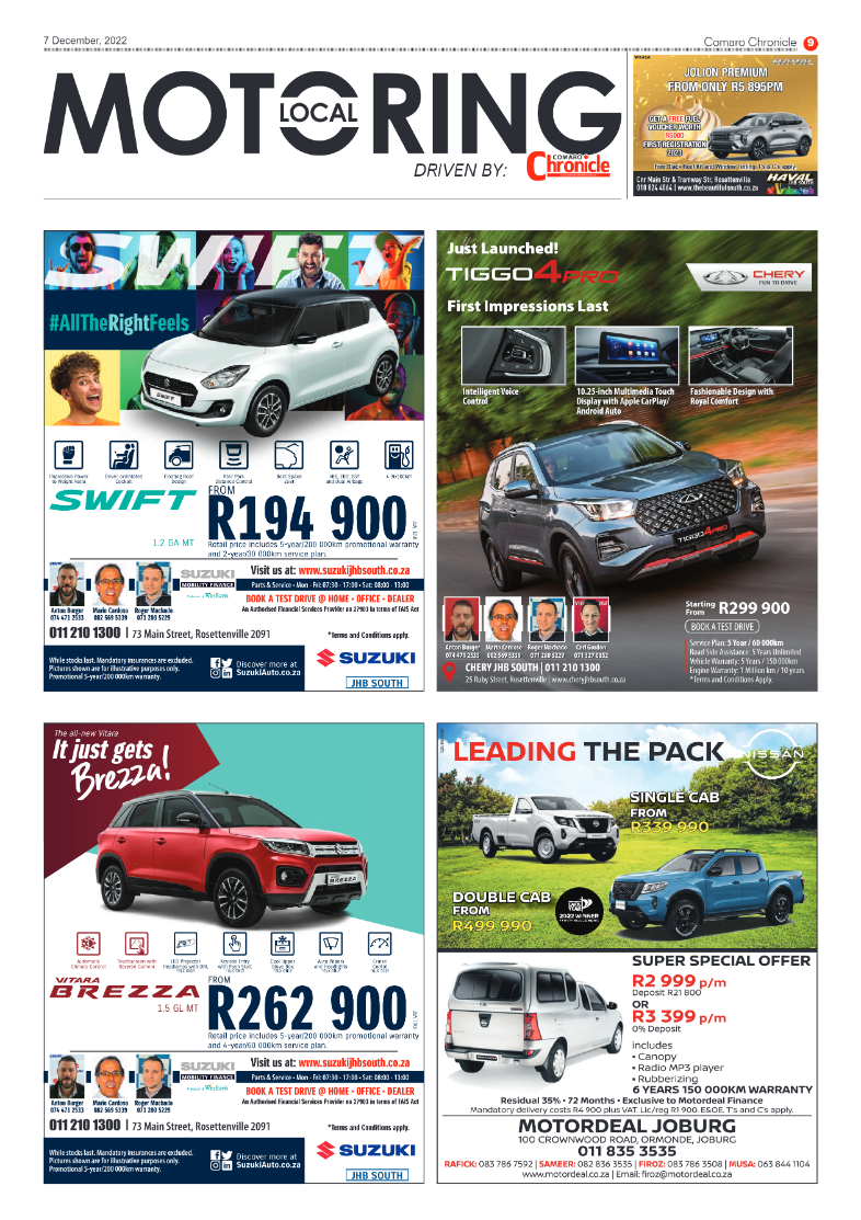 Comaro Chronicle 7 Dec 2022 page 9