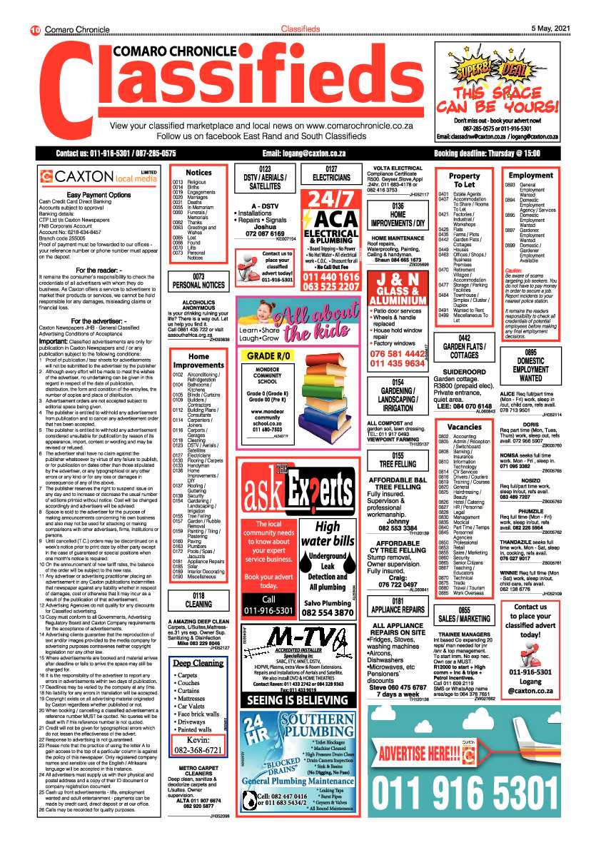 Comaro Chronicle 7 May 2021 page 10