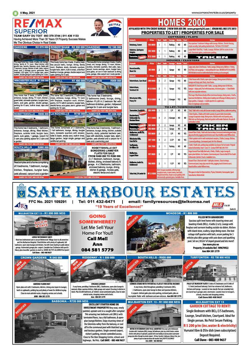 Comaro Chronicle 7 May 2021 page 8