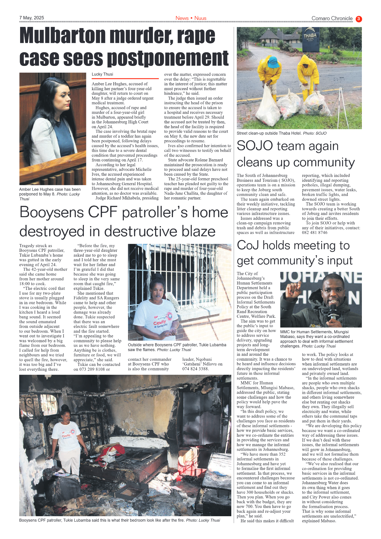 Comaro Chronicle 7 May 2025 page 3