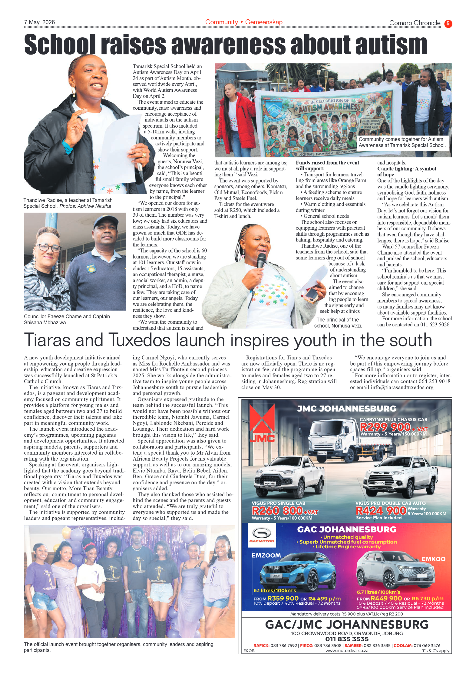 Comaro Chronicle 7 May 2026 page 5